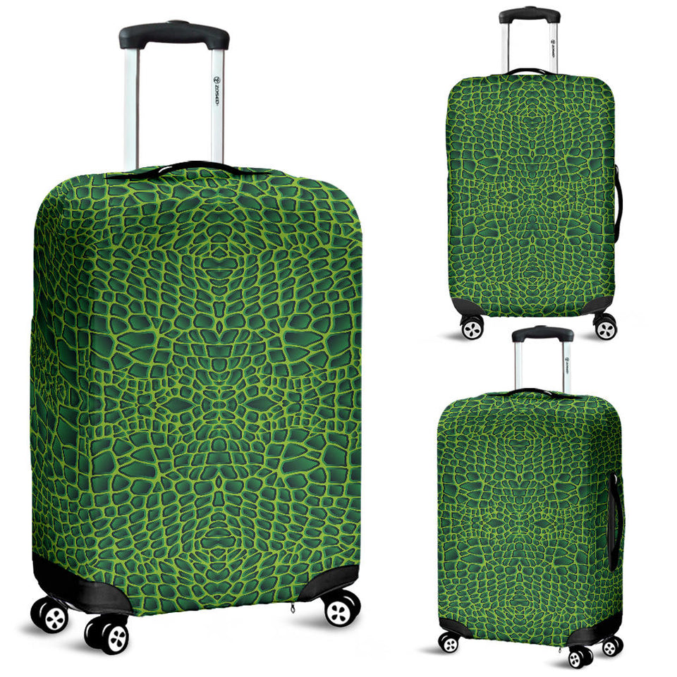 Crocodile Skin Printed Luggage Covers