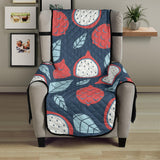 dragon fruits dark blue background Chair Cover Protector