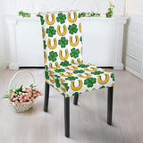 Horseshoes Pattern Print Design 04 Dining Chair Slipcover