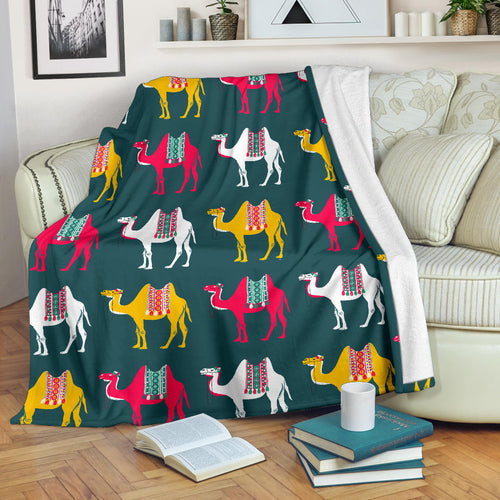 Camel Pattern Premium Blanket