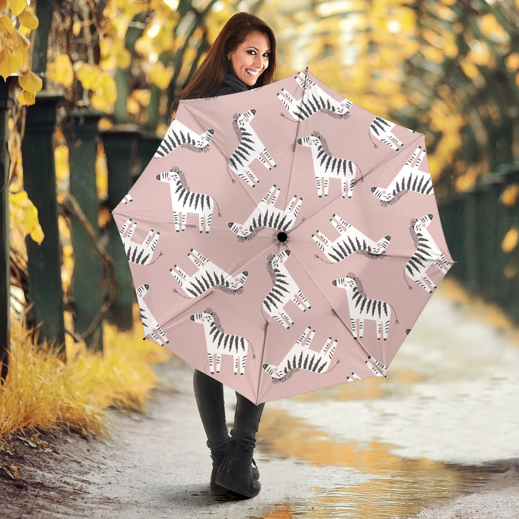Cute Zebra Pattern Umbrella
