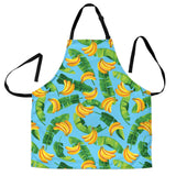 Banana Leaves Banana Design Pattern Adjustable Apron