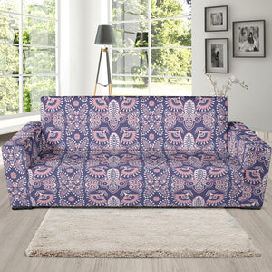 Indian Batik Style Pattern Sofa Slipcover