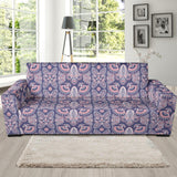 Indian Batik Style Pattern Sofa Slipcover