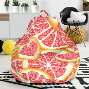 Tropical Grapefruit Pattern Bean Bag Cover