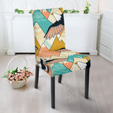 Eagle Pattern Print Design 02 Dining Chair Slipcover