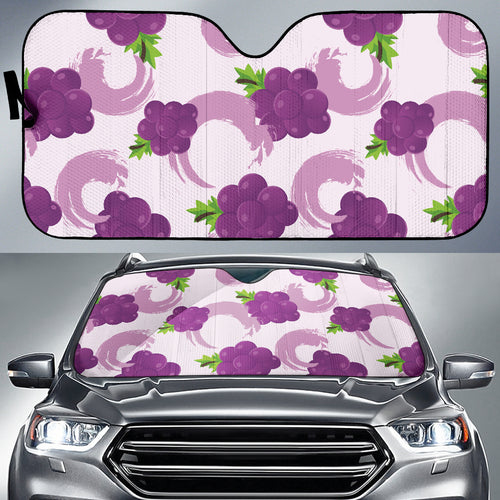 Cute Grape Pattern Car Sun Shade