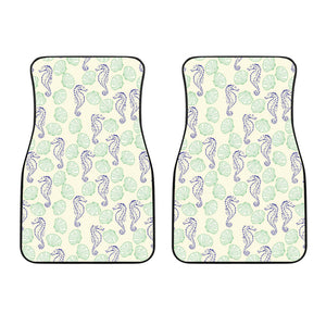 Seahorse Shell Pattern Front Car Mats