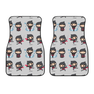 Cute Ninja Pattern Front Car Mats