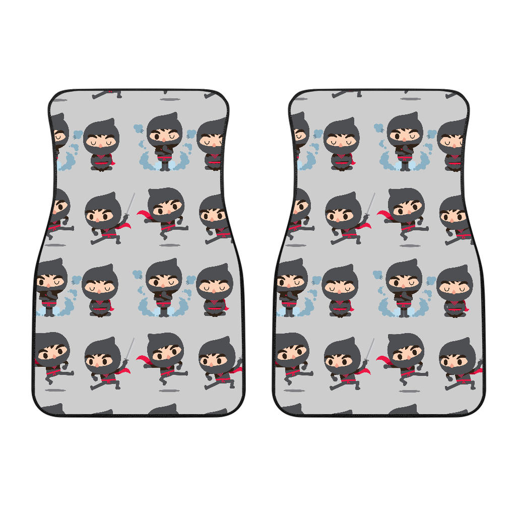 Cute Ninja Pattern Front Car Mats