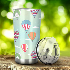 Hot Air Balloon Design Pattern Tumbler