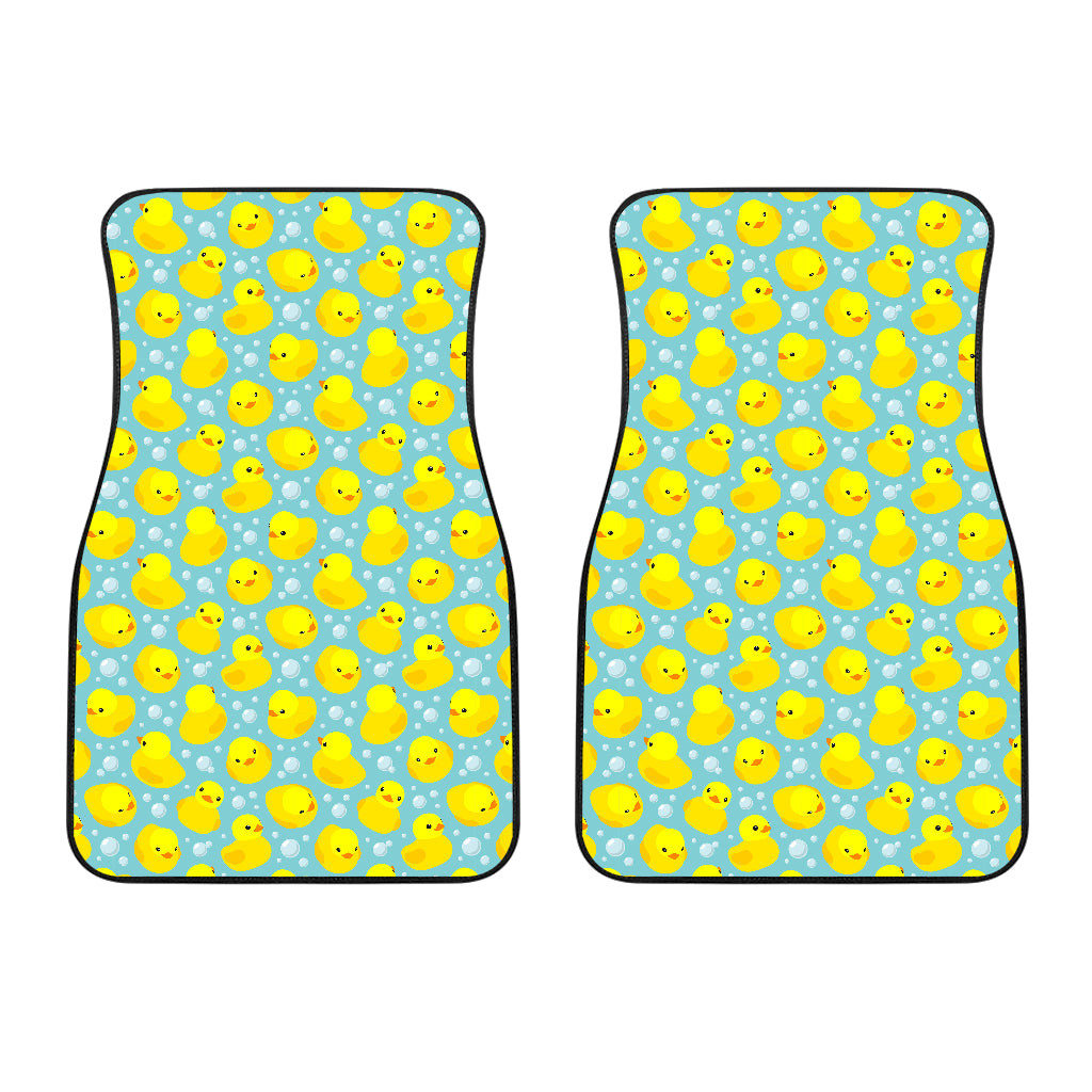 Duck Toy Pattern Print Design 03 Front Car Mats