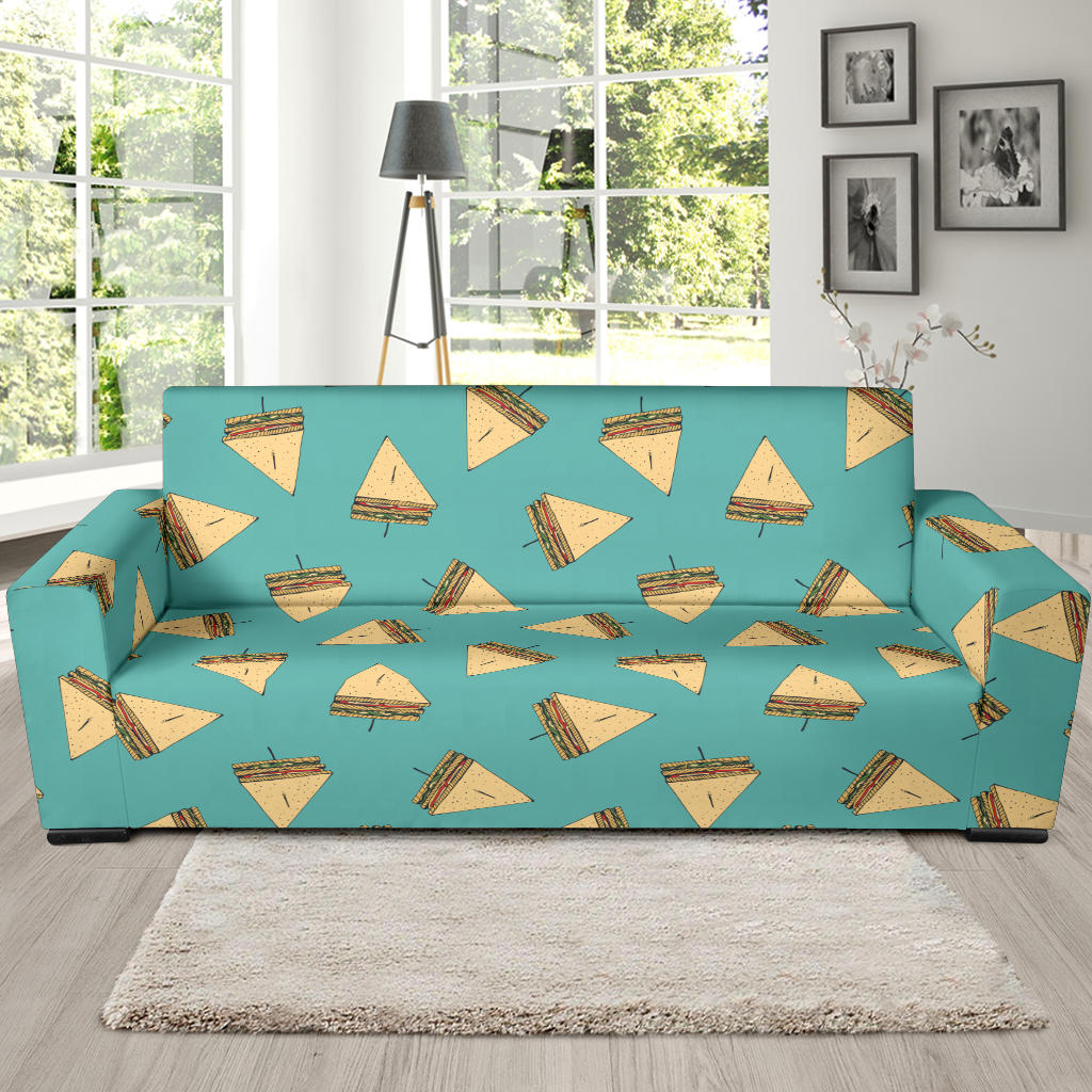 Sandwich Pattern Print Design 03  Sofa Slipcover
