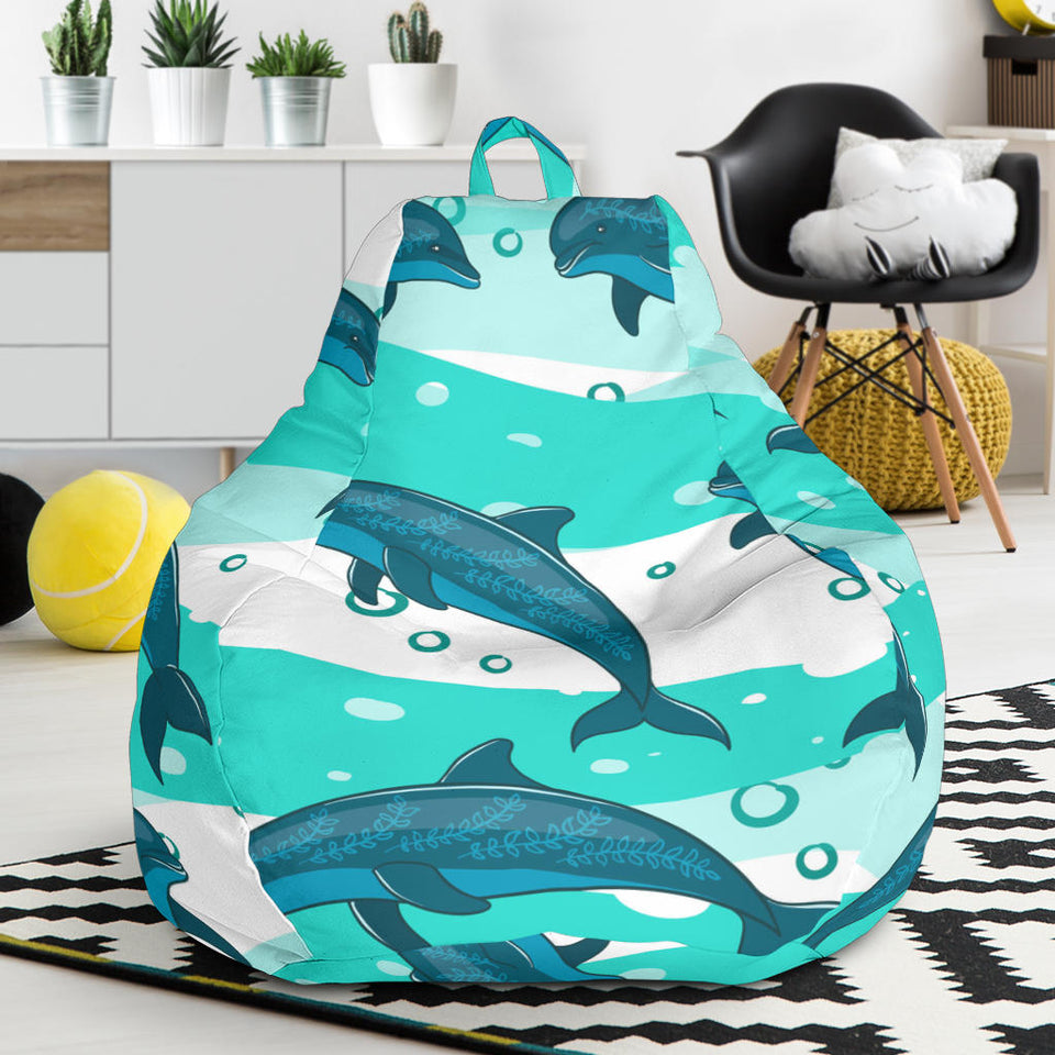 Dolphin Sea Pattern Bean Bag Cover