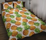 Pineapples design pattern Quilt Bed Set