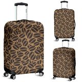 Coffee Bean On Brown Background Luggage Covers