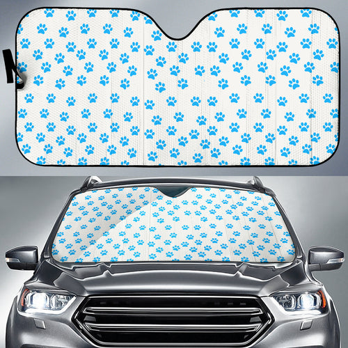 Paw Prints Car Sun Shade Auto Sun Shade