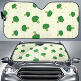 Broccoli Pattern Car Sun Shade