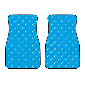 Darts Pattern Print Design 05 Front Car Mats