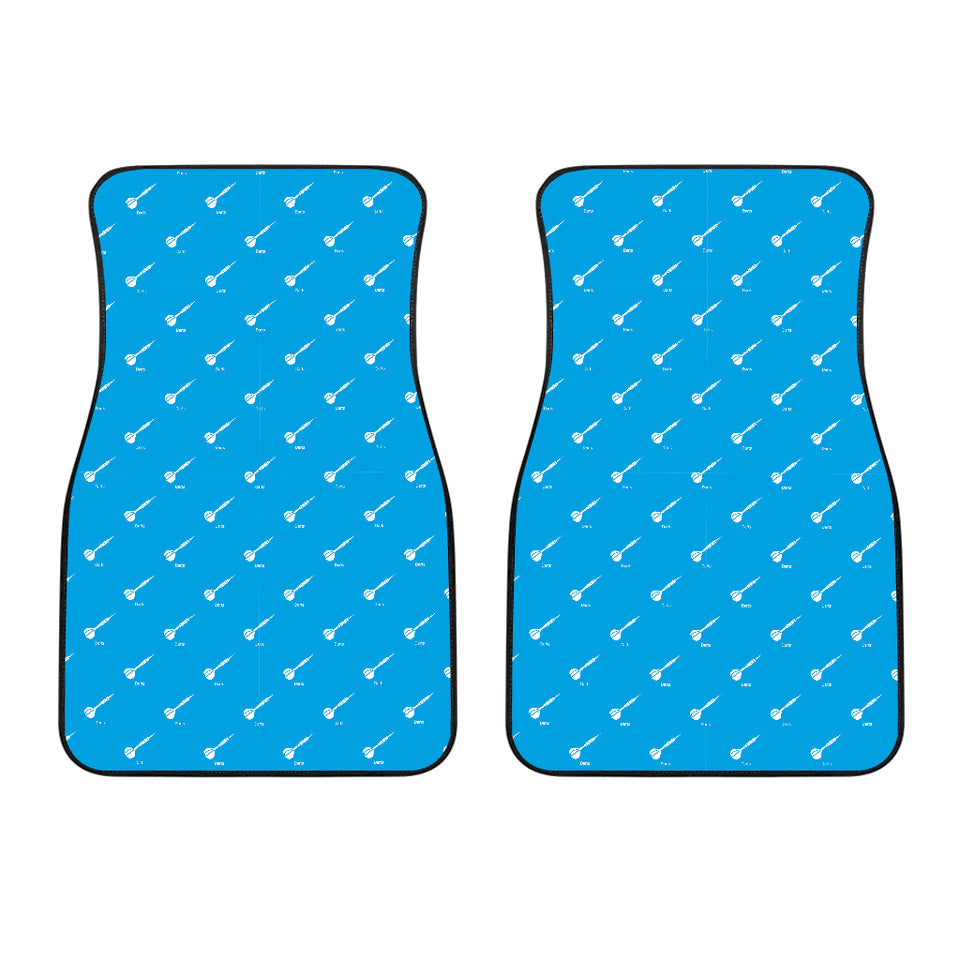 Darts Pattern Print Design 05 Front Car Mats