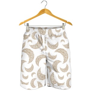 Cool Gold Moon Abstract Pattern Men Shorts
