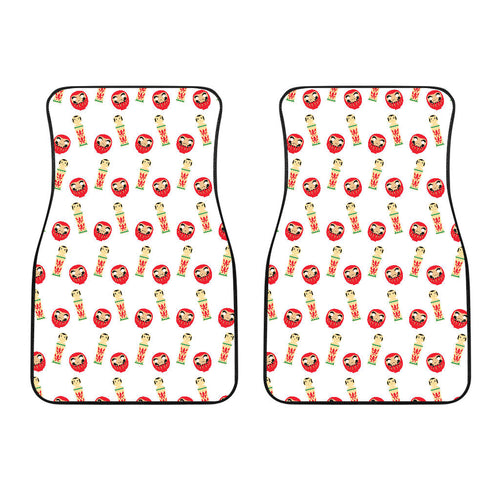 Daruma Japanese Wooden Doll Front Car Mats