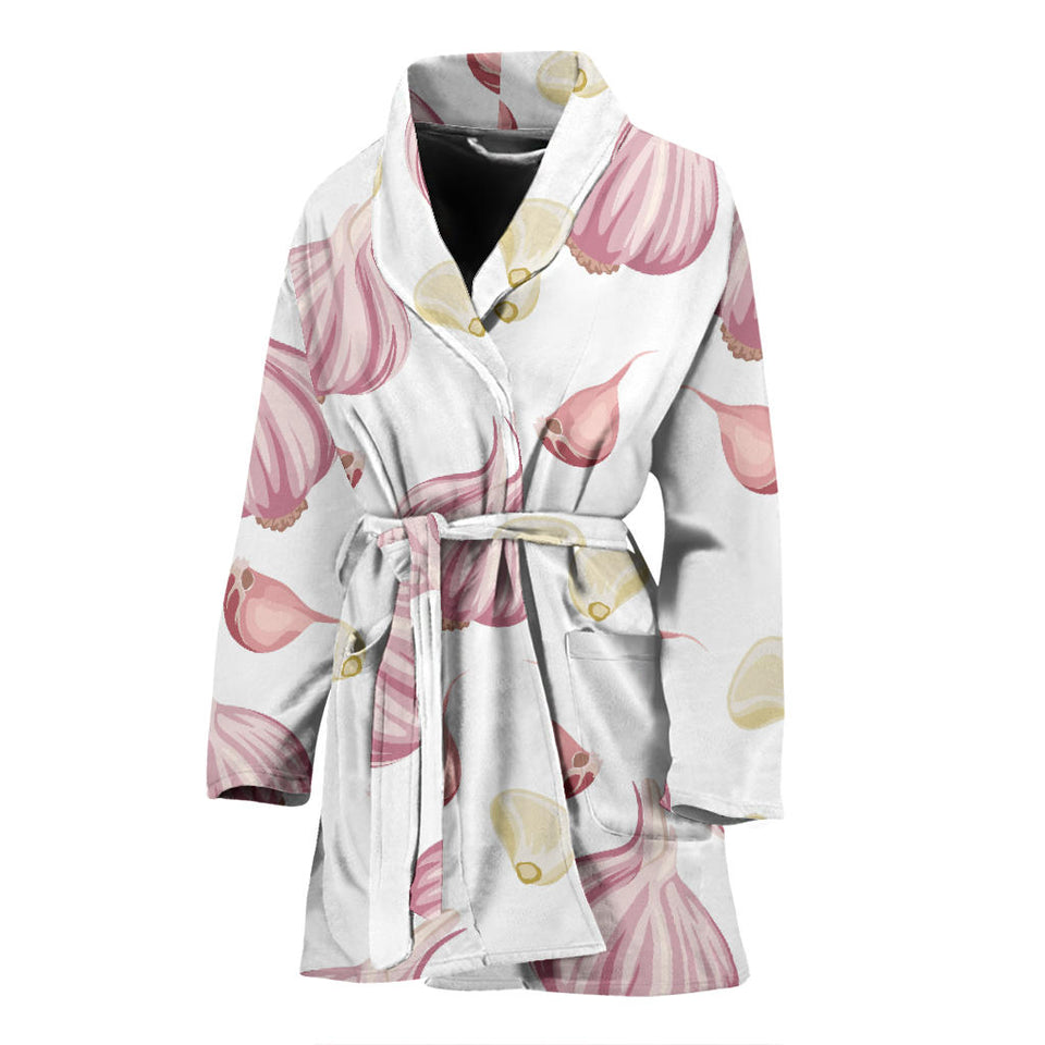 Garlic Pattern Women'S Bathrobe