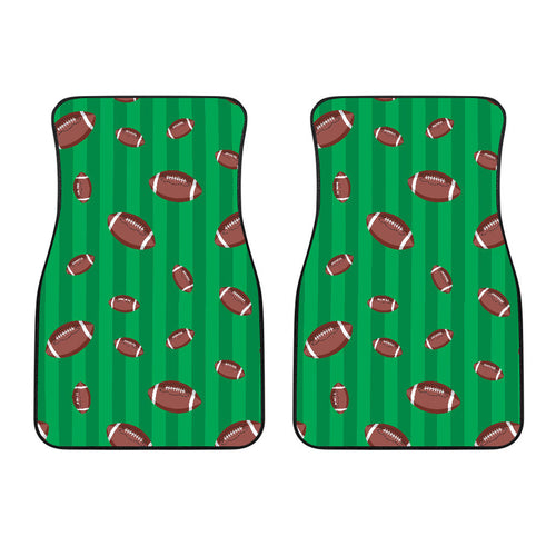 American Football Ball Field Background  Front Car Mats
