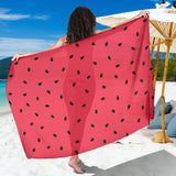 Watermelon Texture Background Sarong