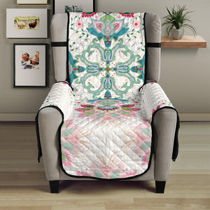 Square floral indian flower pattern Chair Cover Protector