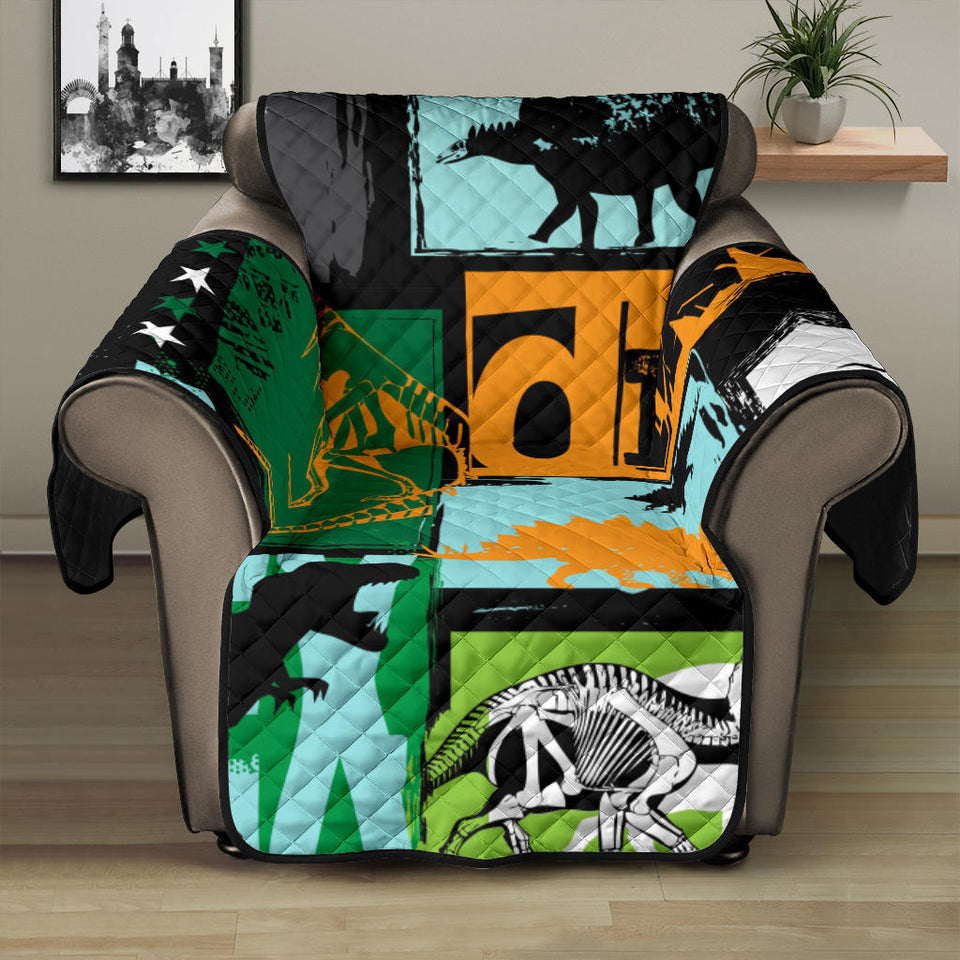 dinosaurs print pattern Recliner Cover Protector