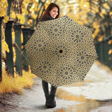 Arabic Star Gold Pattern Umbrella