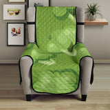 Broccoli pattern green background Chair Cover Protector