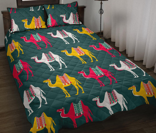 Camel pattern Quilt Bed Set