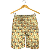 English Bulldog Pattern Print Design 02 Men Shorts