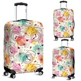 Clock Butterfly Pattern Luggage Covers