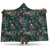 Snake Forest Pattern Hooded Blanket