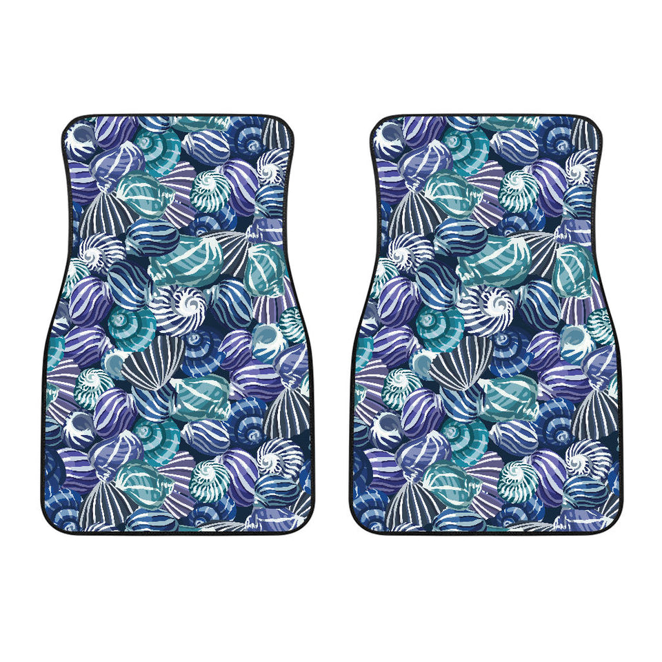 Shell Design Pattern Front Car Mats