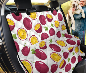 Passion Fruit Design Pattern Dog Car Seat Covers