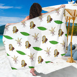 Color Hand Drawn Cocoa Pattern Sarong