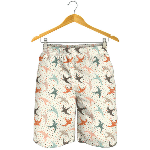 Swallow Pattern Print Design 02 Men Shorts