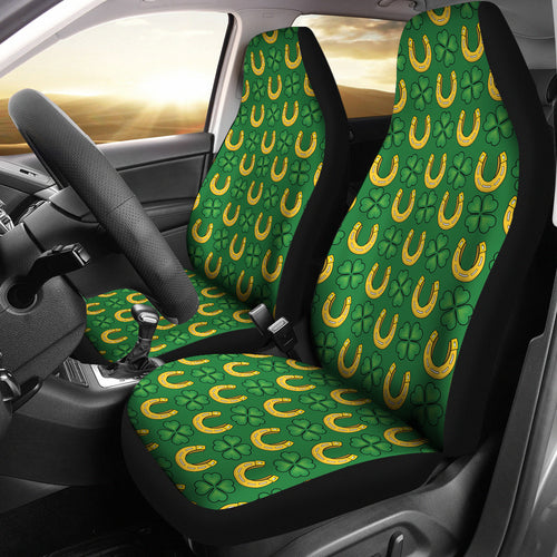 Horseshoes Pattern Print Design 05 Universal Fit Car Seat Covers