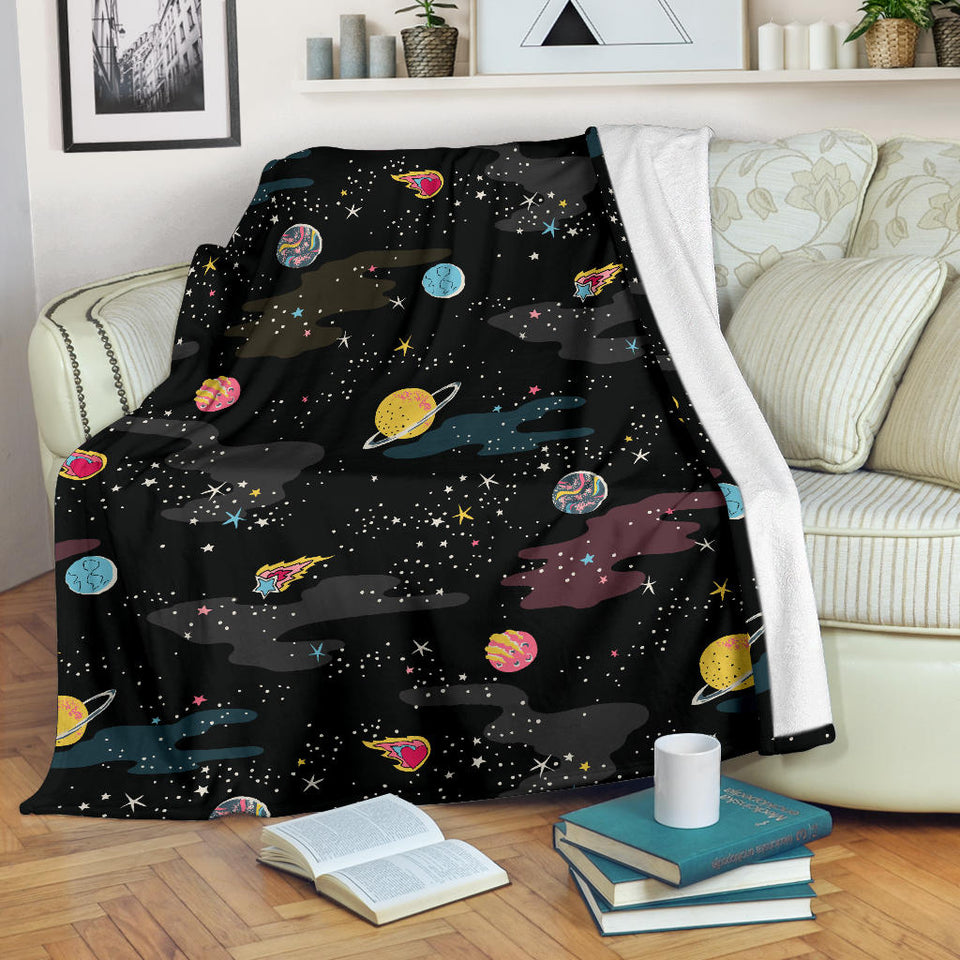 Space Pattern Premium Blanket