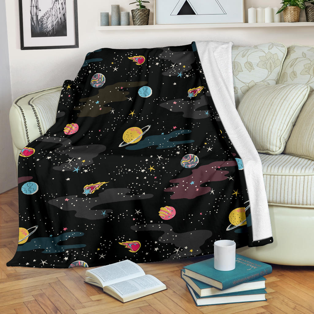 Space Pattern Premium Blanket