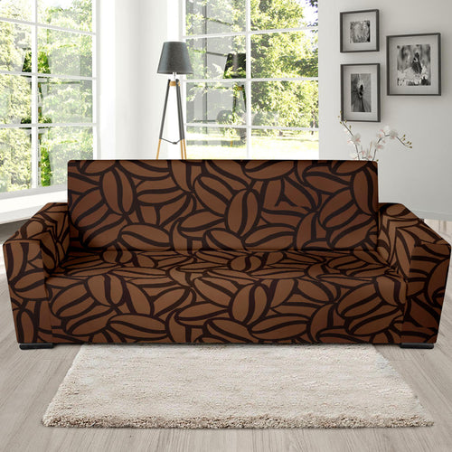 Coffee Bean Pattern Sofa Slipcover
