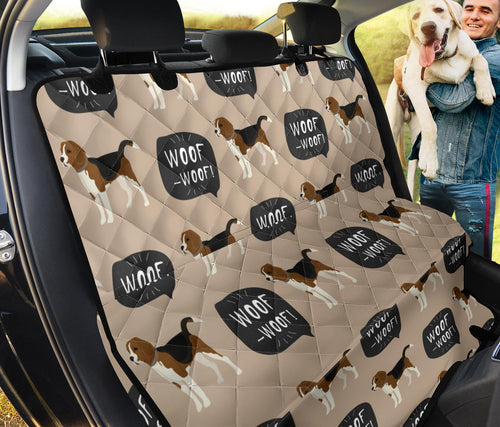Beagle Pattern Dog Car Seat Covers