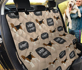 Beagle Pattern Dog Car Seat Covers