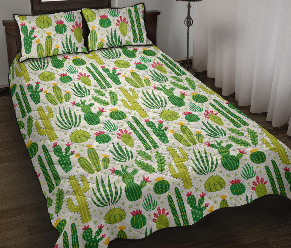 Cactus pattern Quilt Bed Set