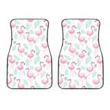 Cute Flamingo Pattern Front Car Mats