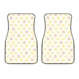 Horseshoes Pattern Print Design 02 Front Car Mats